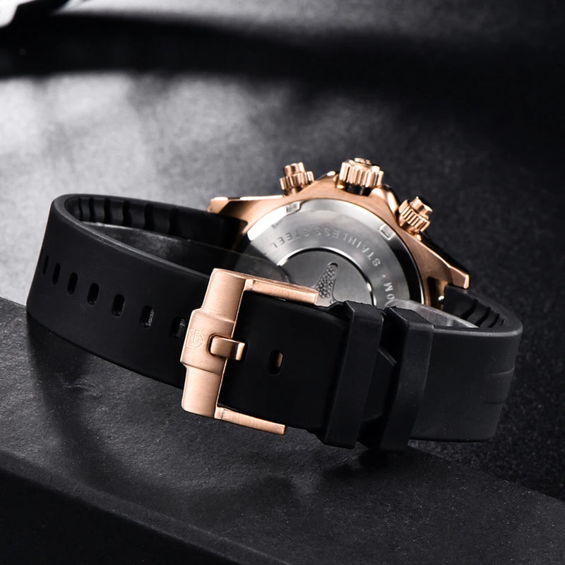 PAGANI DESIGN 40MM Chronograph Classic Luxury Men Quartz Watches Top Brand 10bar Diving Sapphire Glass Men Watches Chronograph
