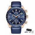 BENYAR Luxury Brand Men's Casual Quartz Watch Silicone Strap Military Chronograph Men's 30M Waterproof Watch Montre Homme