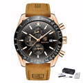 BENYAR Luxury Brand Men's Casual Quartz Watch Silicone Strap Military Chronograph Men's 30M Waterproof Watch Montre Homme