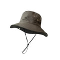 Summer Bucket Hat for Men Fisherman Cap Fishing Outdoor Sunshade Big Brim Sunscreen Riding Hiking Suncreen Sunhat