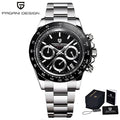 PAGANI DESIGN 40MM Chronograph Classic Luxury Men Quartz Watches Top Brand 10bar Diving Sapphire Glass Men Watches Chronograph