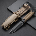 Hot Selling Stainless Steel Outdoor Survival Knife Portable Camping Pocket Knife Military Tactical Self-defense Hiking Knife