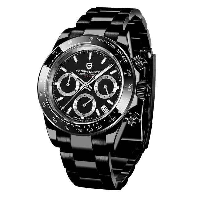 PAGANI DESIGN 40MM Chronograph Classic Luxury Men Quartz Watches Top Brand 10bar Diving Sapphire Glass Men Watches Chronograph