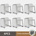 Kitchen Stainless Steel Sink Sponges Holder Self Adhesive Drain Drying Rack Kitchen Wall Hooks Accessories Storage Organizer