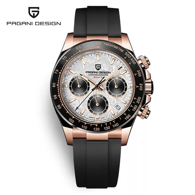 PAGANI DESIGN 40MM Chronograph Classic Luxury Men Quartz Watches Top Brand 10bar Diving Sapphire Glass Men Watches Chronograph