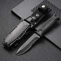 Hot Selling Stainless Steel Outdoor Survival Knife Portable Camping Pocket Knife Military Tactical Self-defense Hiking Knife