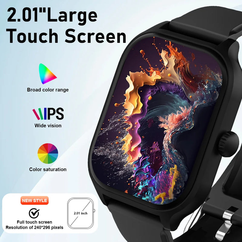 LAXASFIT H9 and H6 Smartwatch – Answer Calls, Track Calories, Heart Rate Monitoring, Blood Oxygen Monitoring, Bluetooth Smartwatch